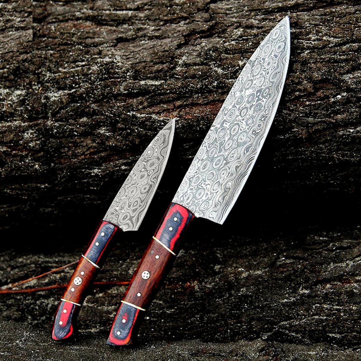 Sigrid Damascus Chef Knife Set – 2 Piece