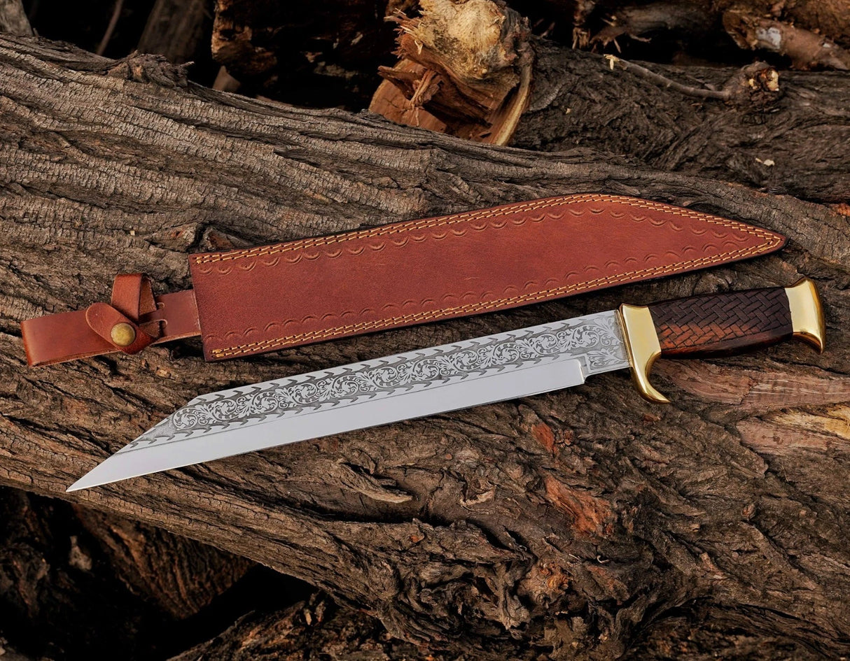 Nålbinding Seax Knife