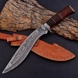 Damascus Steel Survival Knife
