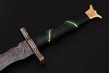 Drakkarwave Damascus Sword