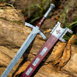 Crusader Damascus Sword