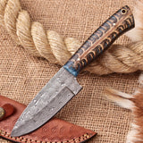 Pine Cone Damascus Steel Knife