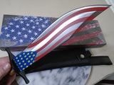 American Flag Bowie Knife