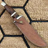 Saga Damascus Hunting Bowie Knife