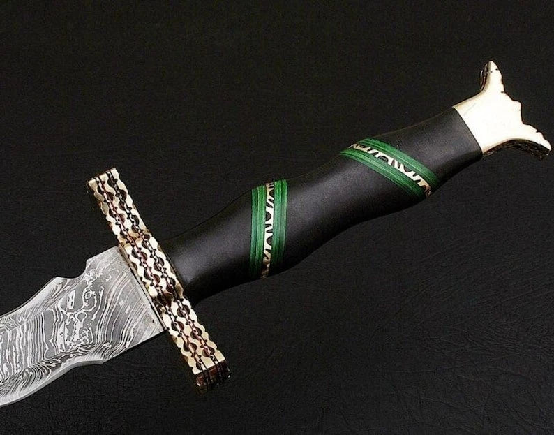 Drakkarwave Damascus Sword
