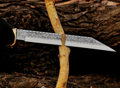 Nålbinding Seax Knife