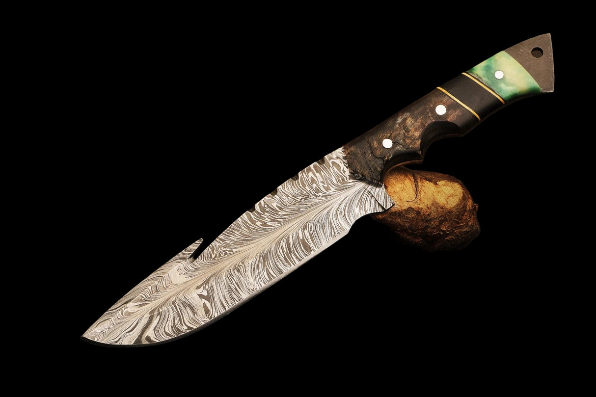 Arne Damascus Hunting Knife