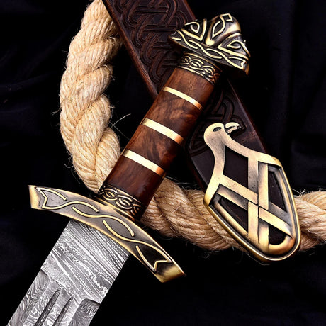 Empire Damascus Steel Short Sword