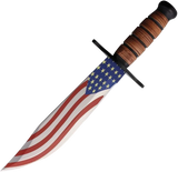 American Flag Bowie Knife