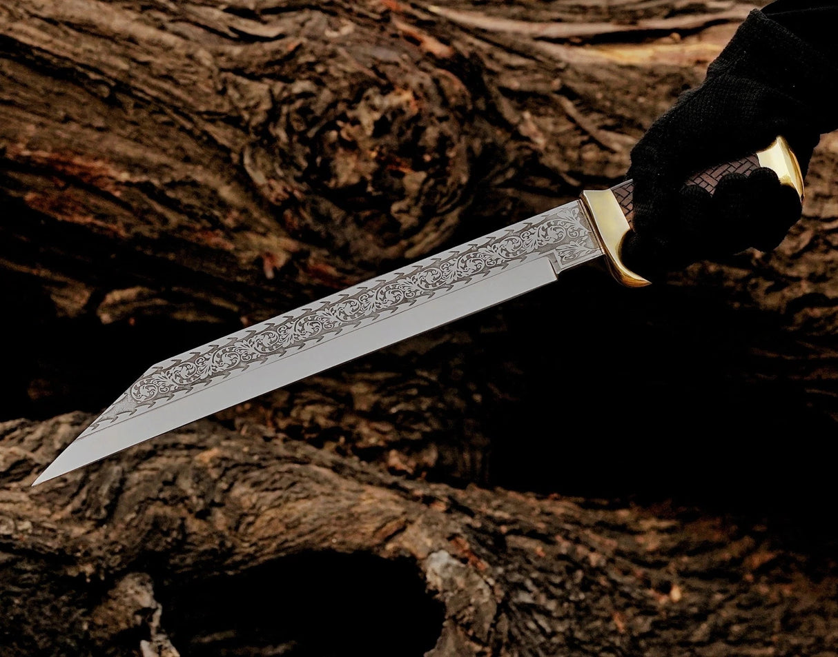 Nålbinding Seax Knife