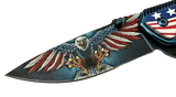 American Eagle Flag Pocket Knife