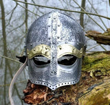 Victorian 18 Gauge Steel Baldur Helmet