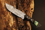 Arne Damascus Hunting Knife