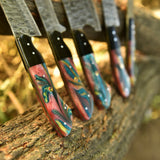 Vondra Damascus Chef Knife Set