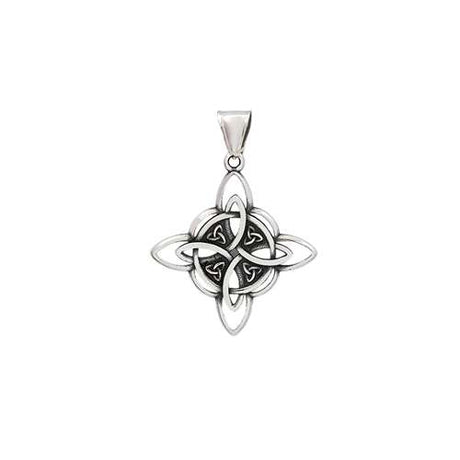 Celtic Knot Hollowed Pendant Necklace - Tales of Valhalla